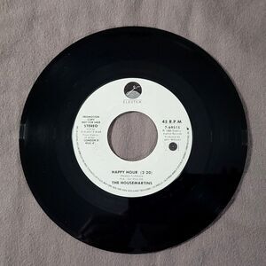 The Housemartins ‎Promo 45 Happy Hour / Same on Elektra M- Rock 1986